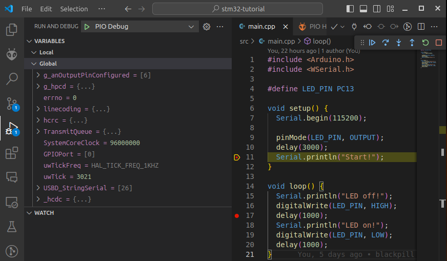 Debug-stm32