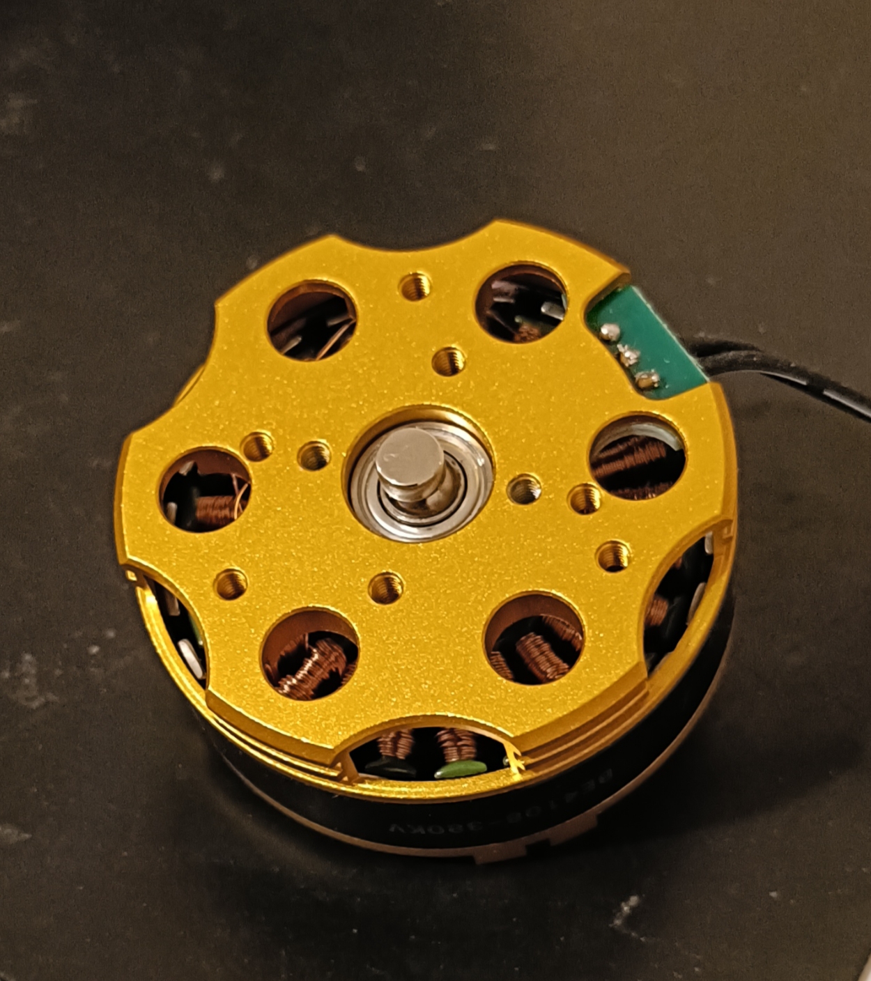 Magnet on Motor Shaft