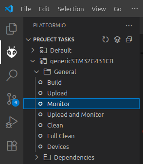 PlatformIO Monitor