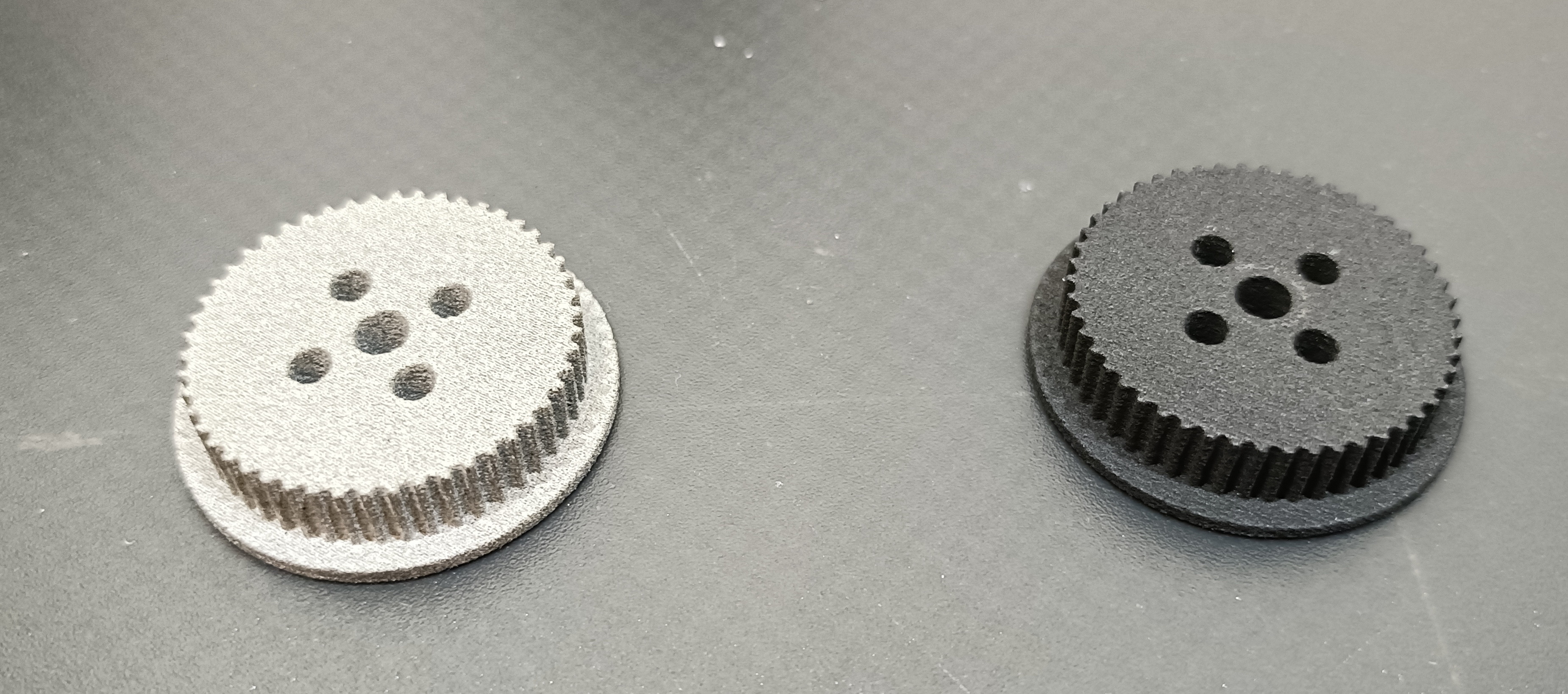 MJF(Nylon) vs SLS(Nylon) - Side View